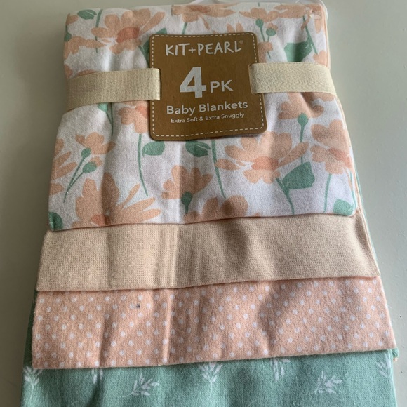 Kit + Pearl Baby Blankets 4-Pack - Picture 6 of 6